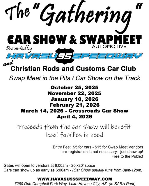 The Gathering Car Show and Swap Meet Automotive and Christian Rods and Customs Car Club